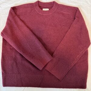 Abercrombie & Fitch Women’s Maroon Crewneck Sweater